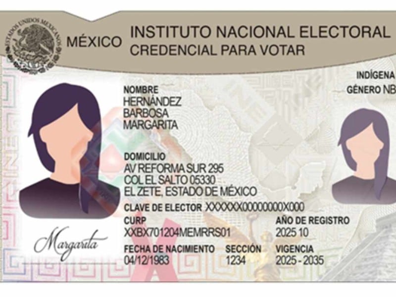 nuevo modelo de la Credencial para Votar