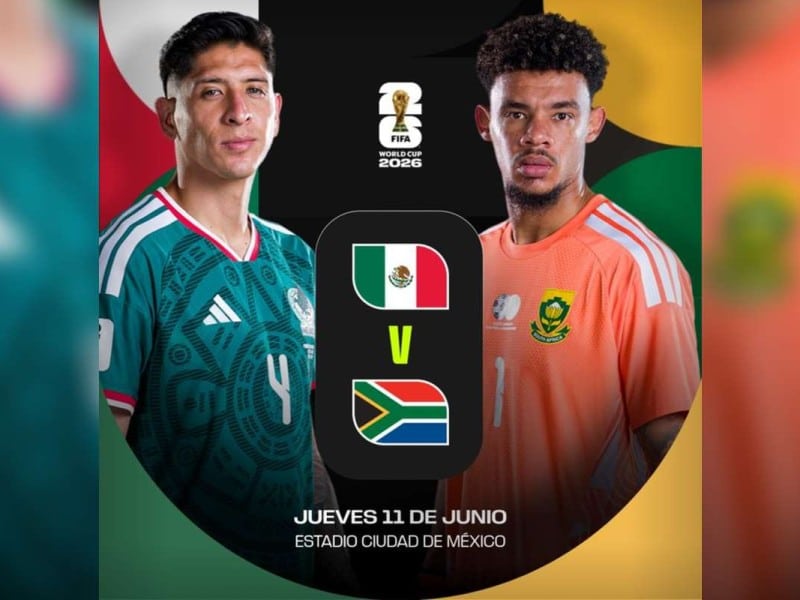 partido México vs Sudáfrica
