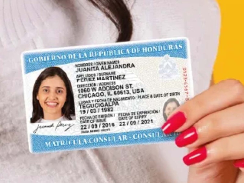 Matrícula consular hondureña