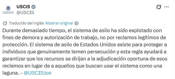 eliminar las entrevistas de asilo