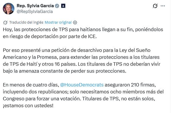 fin del TPS para Haití