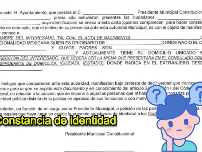 carta de identidad