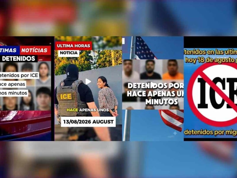 Así se multiplica en TikTok la desinformación de los arrestos de ICE