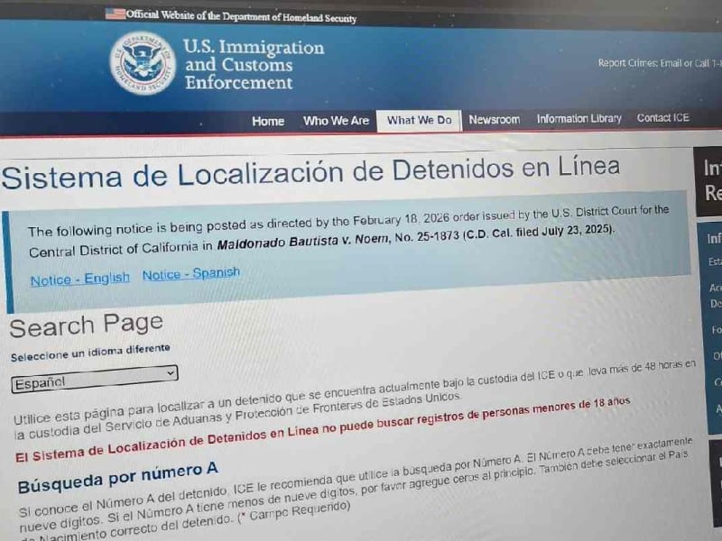 detenidos por ice
