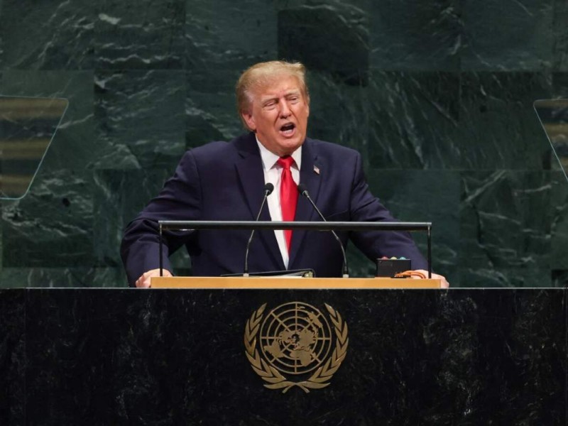 Trump acusa a México ante la ONU de ser epicentro del narco,