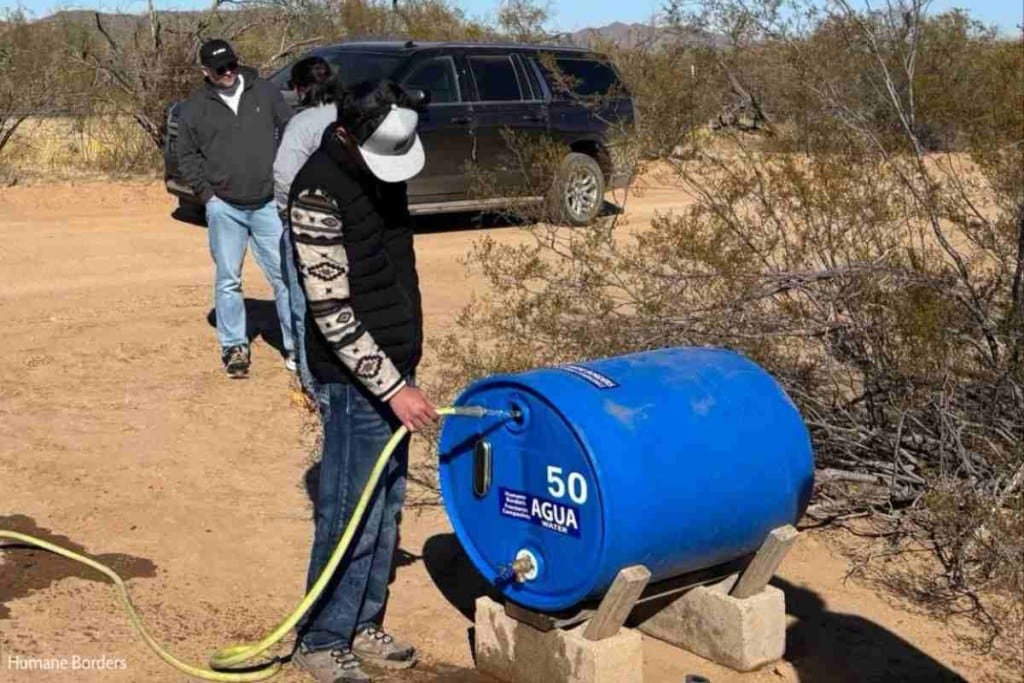 agua en el desierto de Arizona