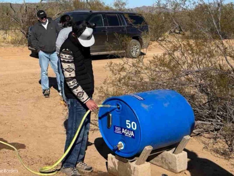 agua en el desierto de Arizona