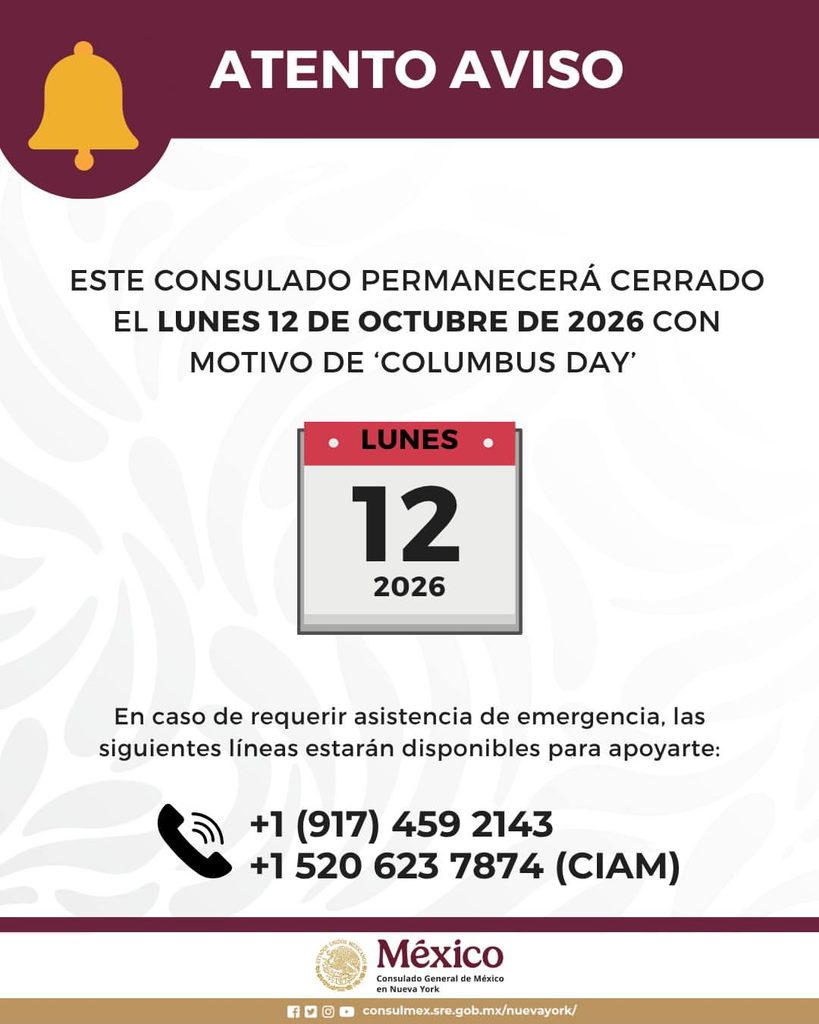 cierre de los Consulados de México